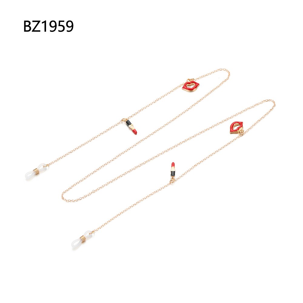 unisexe Anti-perte lunettes lanière perles lunettes de soleil chaînes lunettes de lecture retenue lunettes sangle support cordon collier: BZ1959
