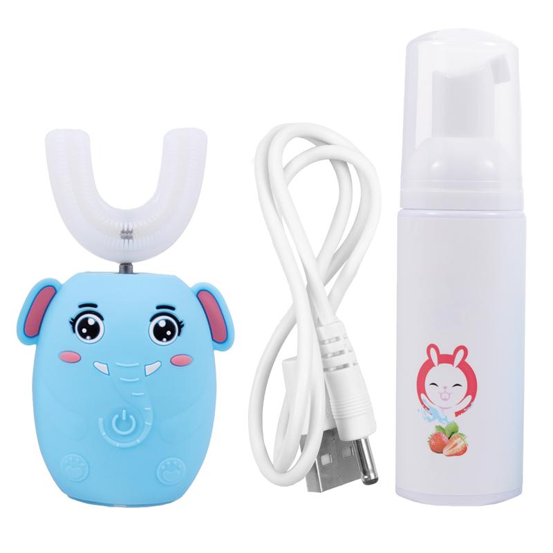 1 Set Of U Shape Electric Toothbrush USB Rechargeable Toothbrush Kids Toothbrush