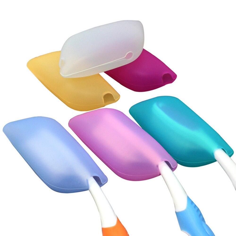 Funda de silicona para caja de cepillo de dientes para el hogar, funda protectora para cepillo de dientes portátil de , para viaje al aire libre, #50g