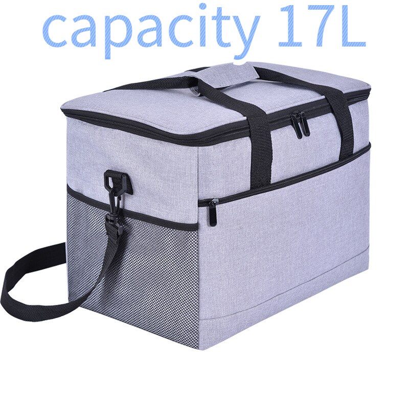Borsa isolante per Picnic borsa da picnic per viaggi all'aperto borsa isolante impermeabile e di grande capacità: capacity 17L