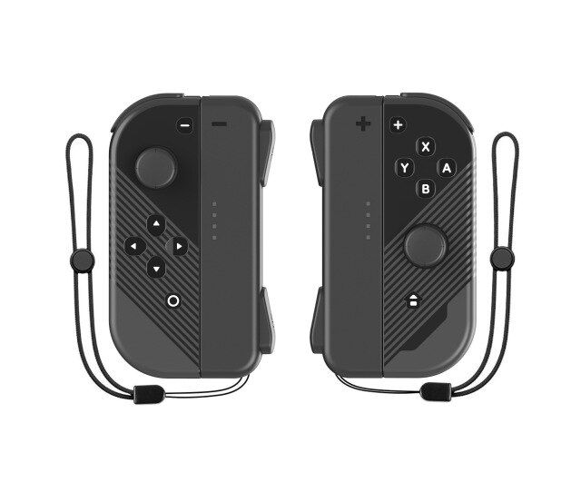 Game Schakelaar Draadloze Controller Links & Rechts Bluetooth Gamepad Voor Nintend Schakelaar Ns Vreugde Spel Con Handvat Grip voor Schakelaar: black