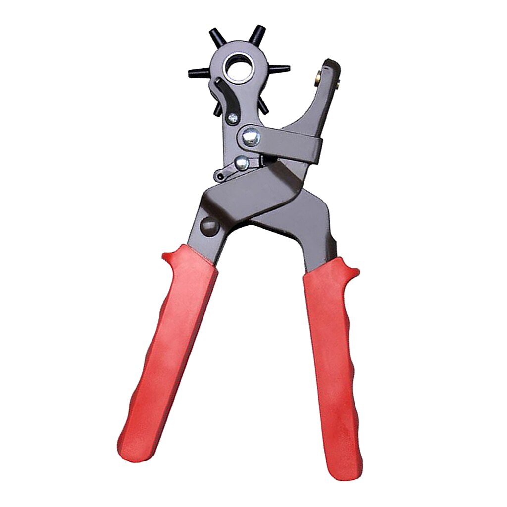 Heavy Duty Rotary Leather Hole Punch Set for Belts Straps Collars