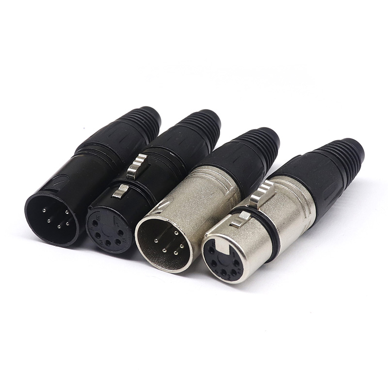 3/4/5PIN Canon Hoofd Microfoon Plug Microfoon Hoofd Xlr Balanced Head Drie-Core Vergulde canon Mannelijke En Vrouwelijke Hoofd