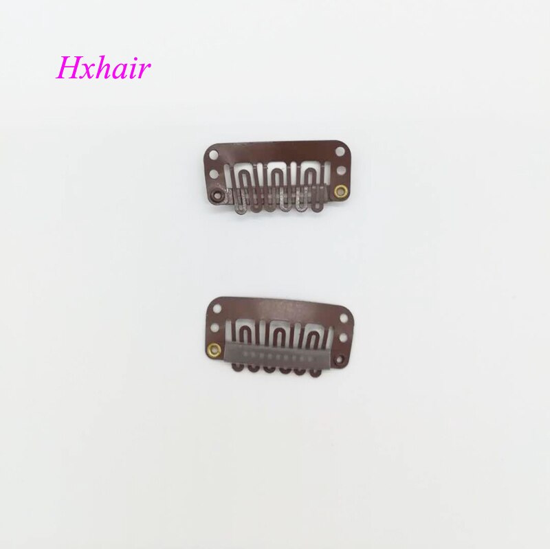 - 100 stk 32mm parykker snap clips / toupe snap clips til hair extensions / weft hair extensions