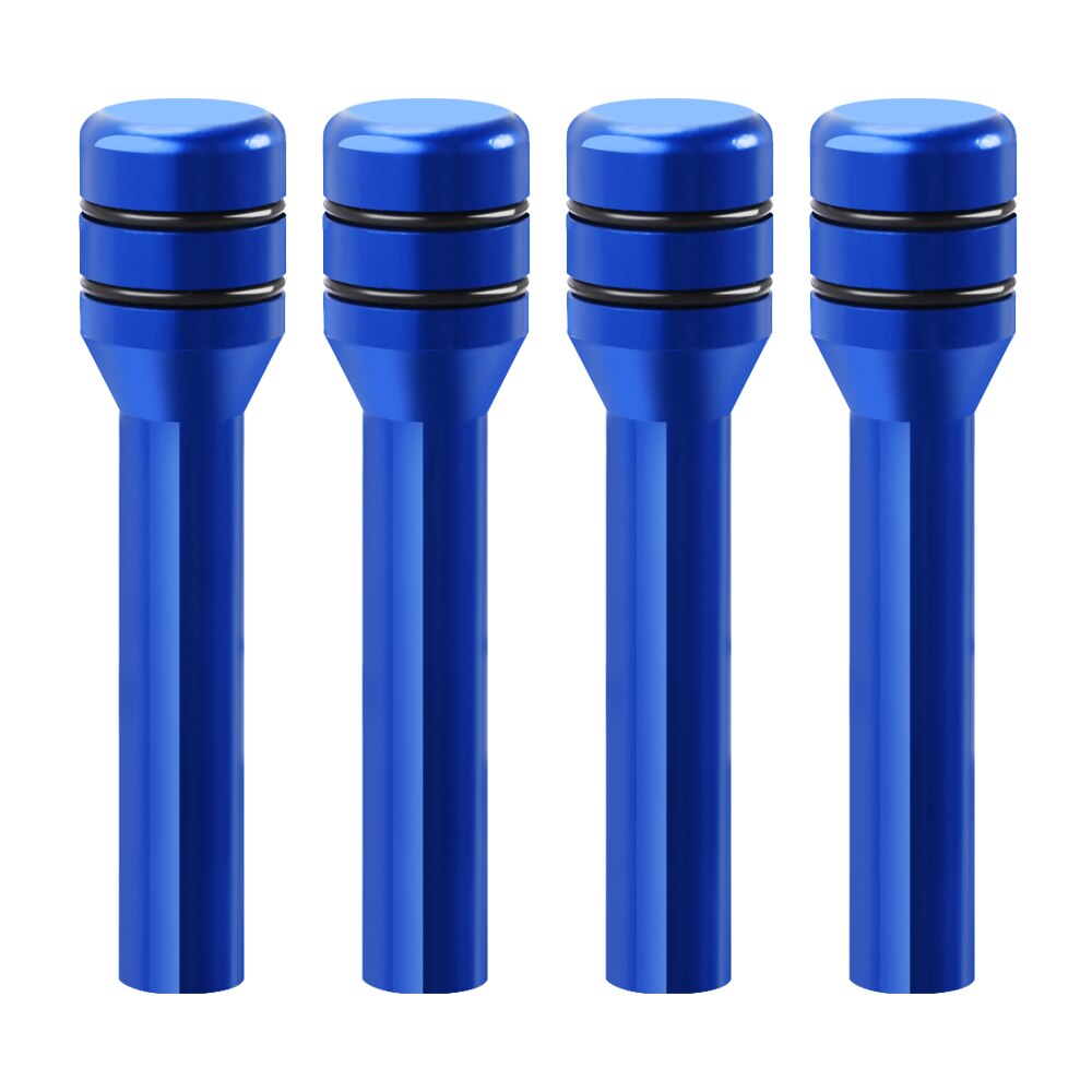 Car Alloy Door Lock Pins Lock Pin Screw Knob For Daewoo Badge Winstom Espero Nexia Matiz Lanos Nubira Lacetti Leganza: Blue