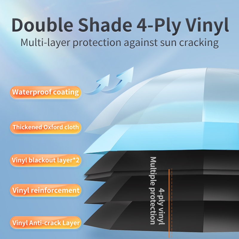 YUZHIYUAN Angelhut, UV-Schutz, tragbar, faltbar, Regenschirmhut, Regen, Sonnenschein, doppelter Verwendungszweck, für draussen-Camping, Angeln, Wandern