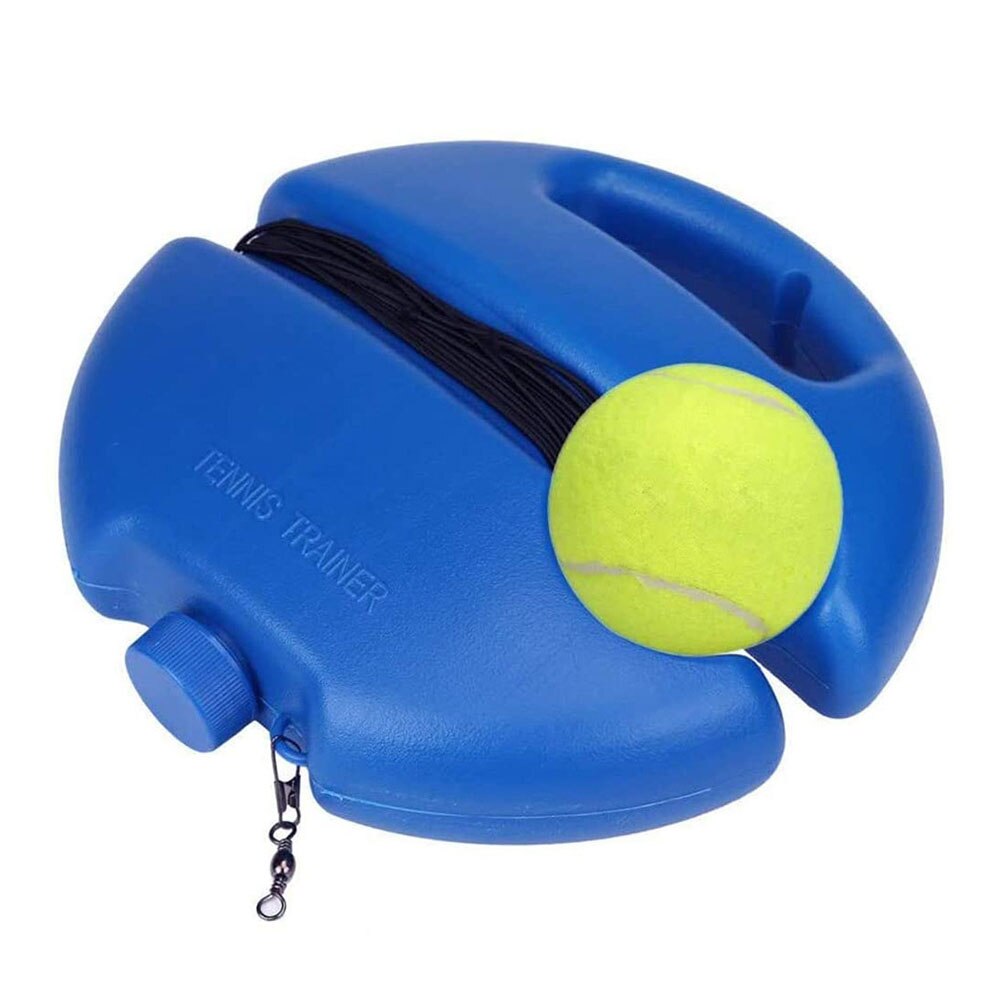 Base de tenis con cuerda, dispositivo de entrenamiento de tenis individual, suministros de entrenamiento de tenis, dispositivo de rebote de autoaprendizaje