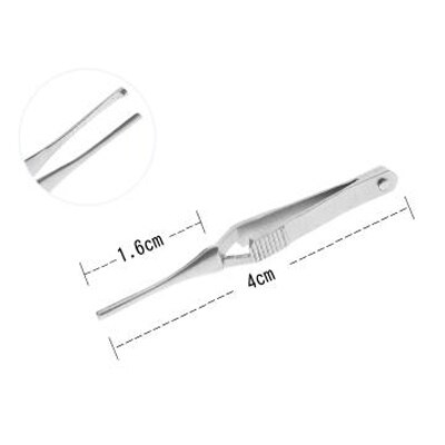 Arteriell venøs fastklemming av rustfritt stål mikro-enhet clip-down enhet midlertidig blokkerende klips hemostase arterie hemostat verktøy: 4