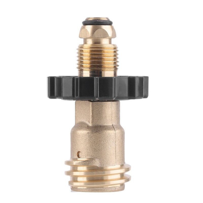 50LB Gas Cylinder Pressure Reducing Valve Adapter Universal Fit Propane Gas Tank Adapters LPG Flat Tank Pressure Valve Connector
