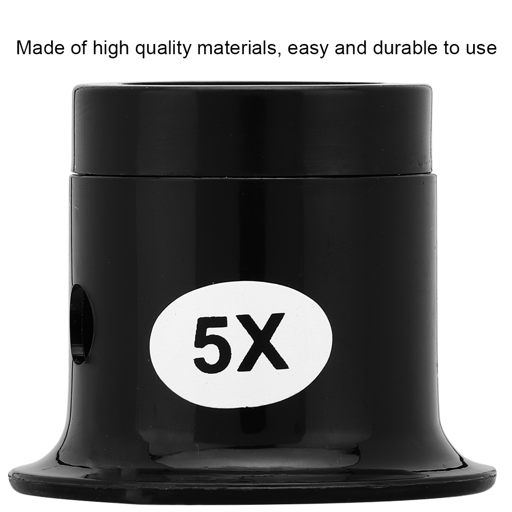 5X 10X Monocular Magnifier Eye Loupe Lens Loop Magnifying Optical Glass Plastic Jewelry Watch Repair Tool for Jeweler Watchmaker
