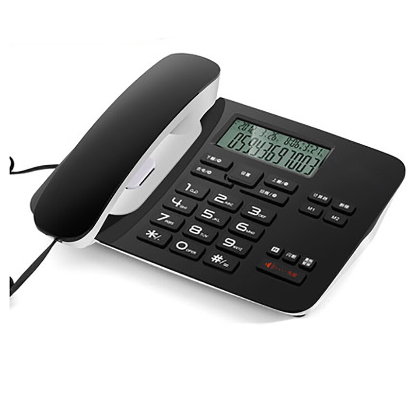 Vaste telefoon, LCD-scherm Vaste telefoon met handsfree en bellen