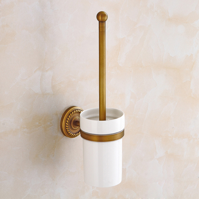 Antique Bathroom Accessories Corner Shelf,Toilet Brush Holder,Paper Holder,Towel Holder,towel rac, bathroom Hardware brass