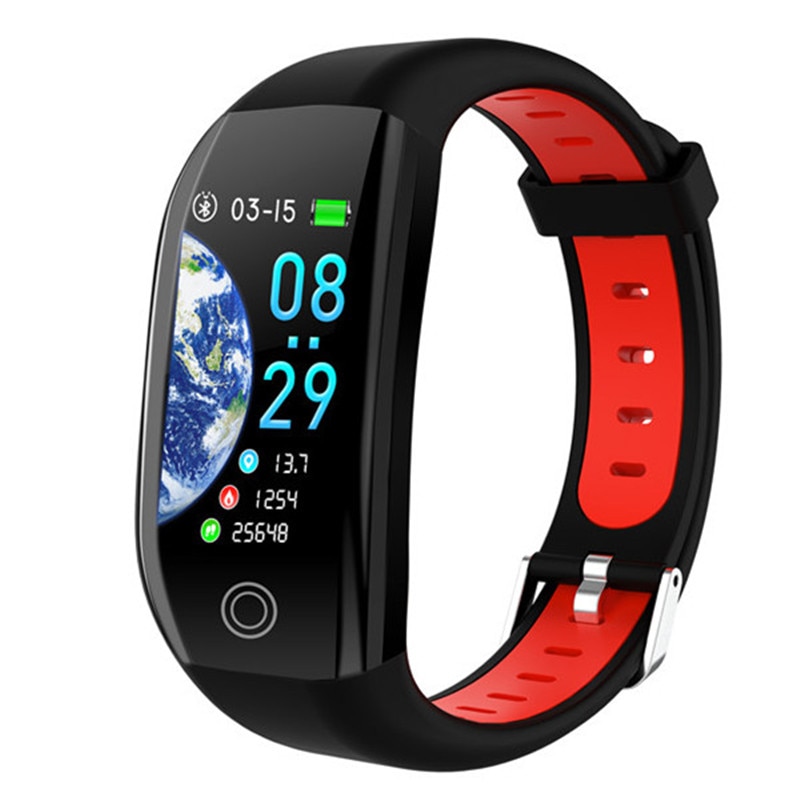 F21 Smart Armband Gps Fitness Activiteit Tracker 1.14 "Sport Waterdichte Bloeddruk Horloge Sleep Monitor Smart Band Polsband