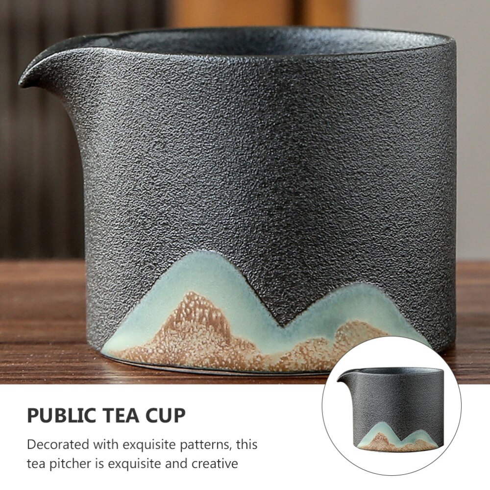 1Pc Japanese Style Ceramic Tea Pitcher Practical Home Tea Dispenser Tea Set