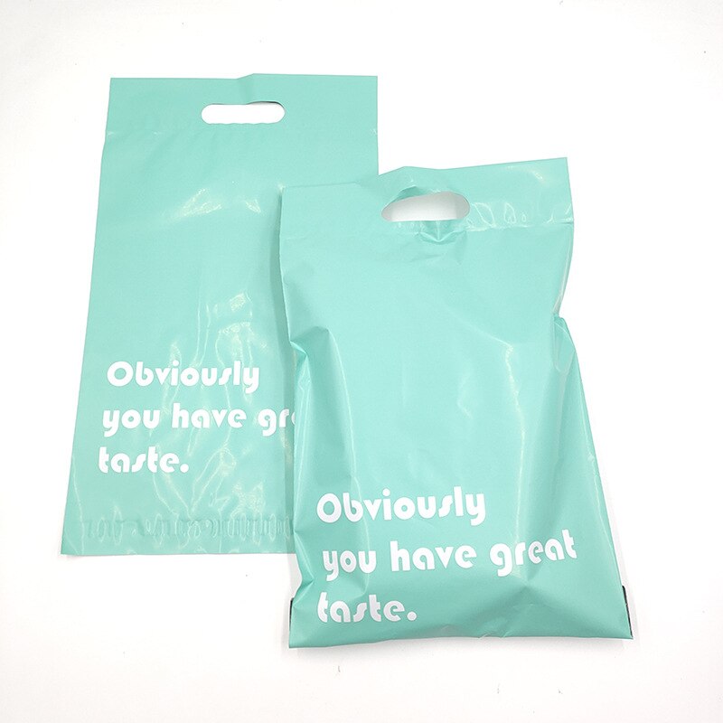 50Pcs/Lot Bags Courier Mail Packaging Bags Poly Mailer Package Plastic Self-Seal Mailing Bag Envelope Waterproof Bag: 25.5x37x6cm Green
