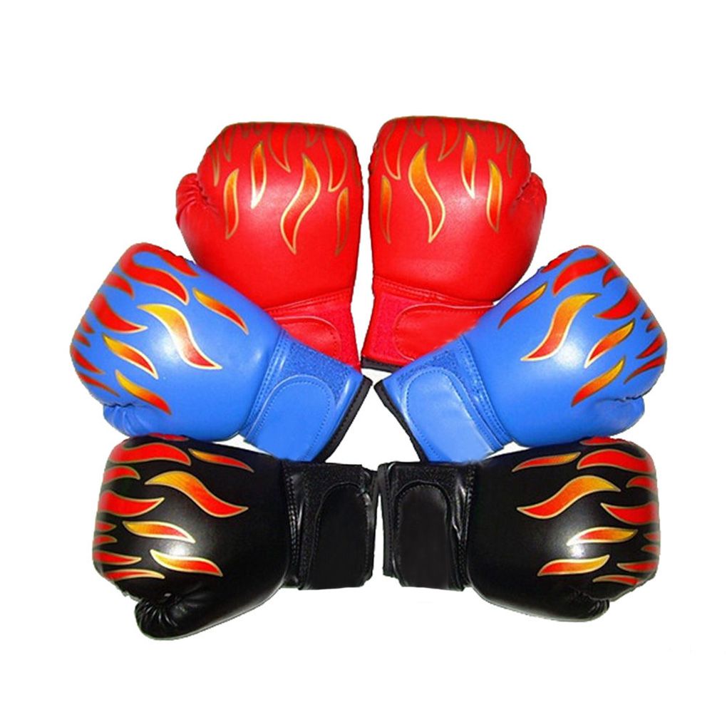 Bambini Guantoni Da Boxe Per Bambini Kickboxing Guanti Da Training Regolabile Sport di Combattimento Forare Sacchi Di Sabbia MMA Guantoni da boxe 23*15 centimetri