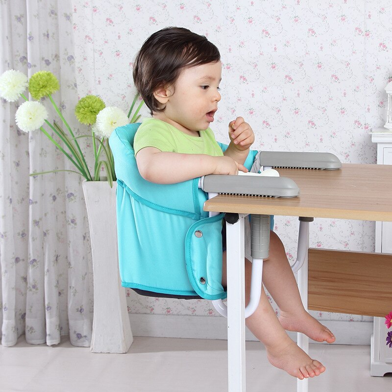 Bærbart babysæde baby spisebord multifunktionelle justerbare foldestole til børn: 1