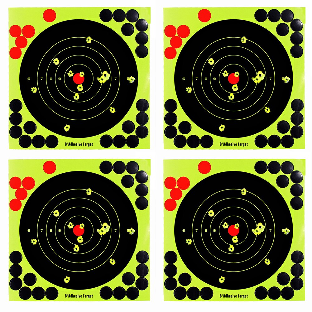 5-10 sztuk 8-cal bryzg cel klej strzelanie robić celu naklejki reaktywne strzelanie robić papieru fotografowania akcesoria treningowe