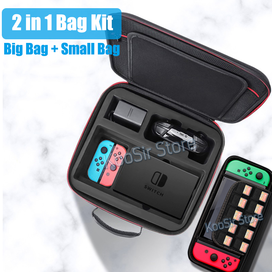 Bolsa de almacenamiento de lujo para Nintendo Switch, maleta con cubierta portátil para Nintendo Switch,