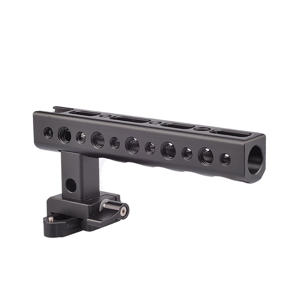 Camera QR NATO Top Kaas Handvat Veiligheid Rail Grip met Schoen Mount voor DSLR Camera/Camcorder/Actie Camera kooi