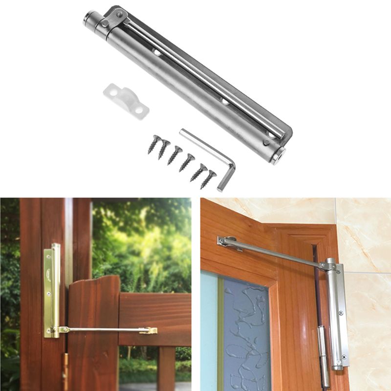 Stainless Steel Automatic Storm Door Closer Adjustable Fire Rated Door Hardware