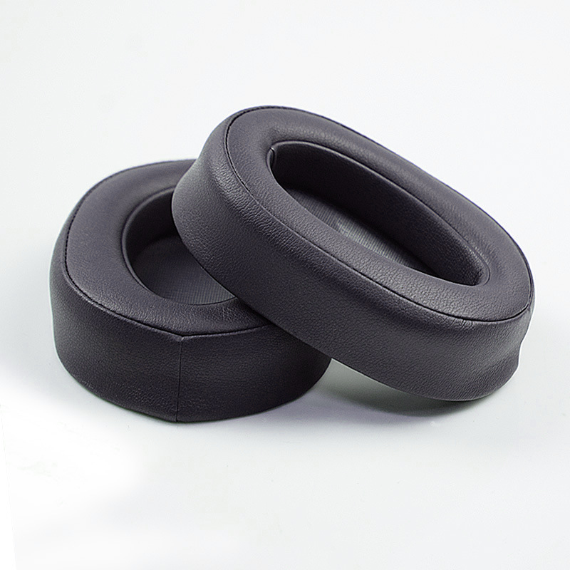 Oorkussen Voor Sony MDR-100ABN WH-H900N Hoofdtelefoon Oorkussen Kussen Cups Cover Oordopjes Oorbeschermers 1 Paar: Titanium gray