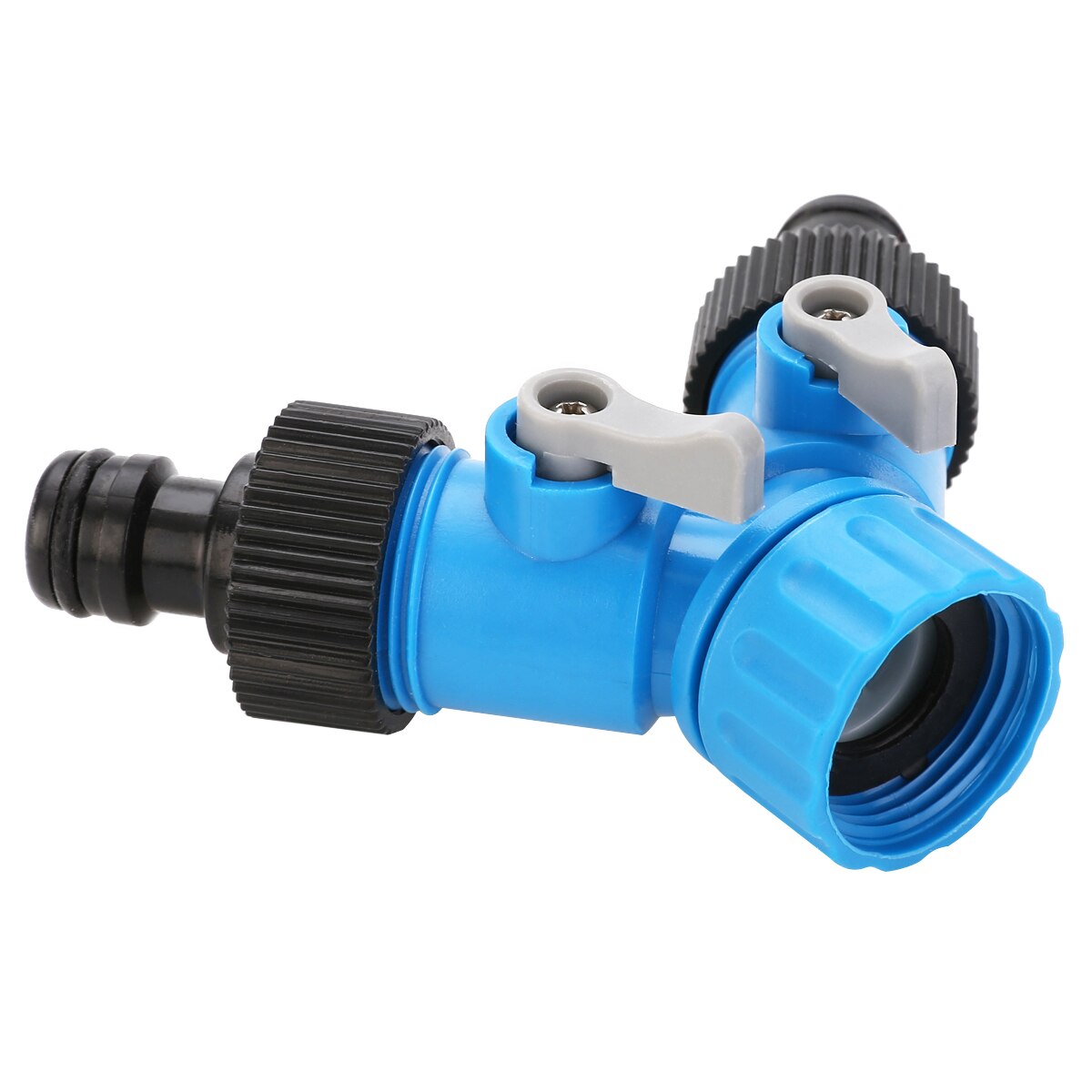 Connecteur d'eau de jardin à deux voies, outil de tuyau en Y de robinet de 3/4 pouces adaptateur de séparateur d'irrigation en ABS, raccord de couleur aléatoire