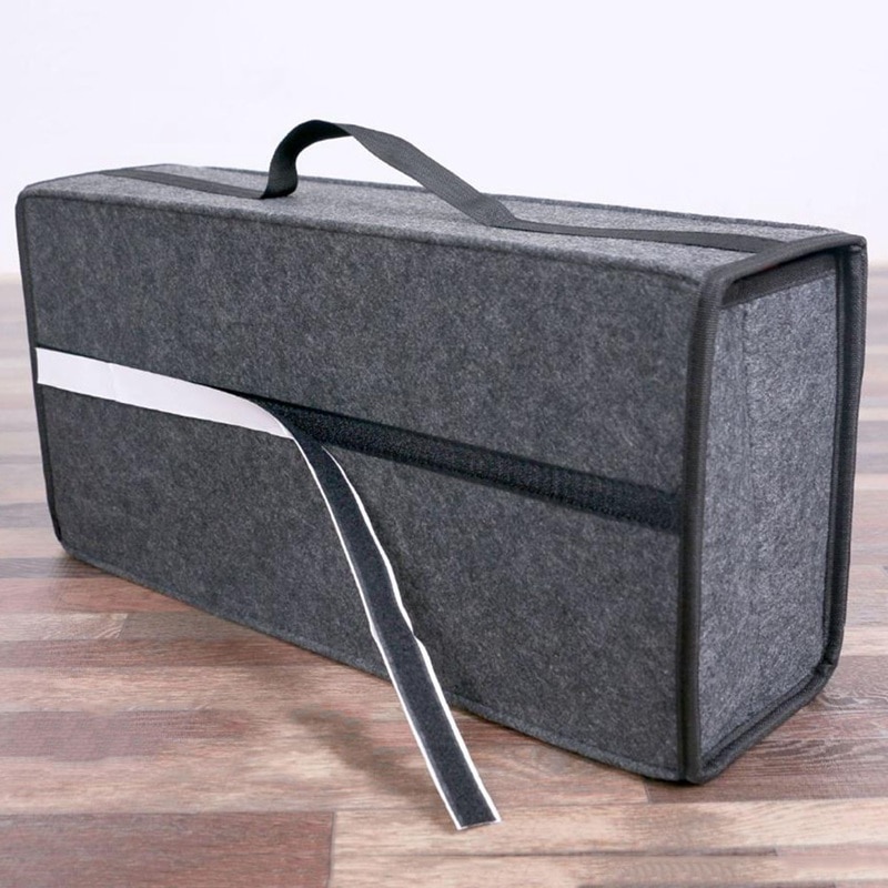 Autoyouth bil koffert organisator bil oppbevaringspose siste container boks brannsikker oppbevaring rydding holder multilomme bil styling