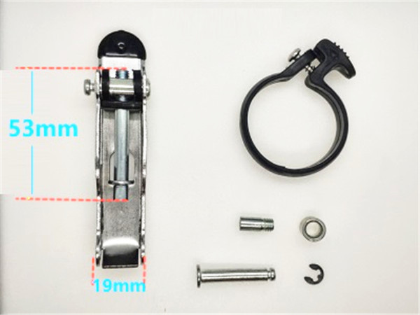 Folding Bike Stem Repair Parts Quick Release Folding Fixing Clamp Buckle E-bike Electric Folding Bicycle Parts: WHITE