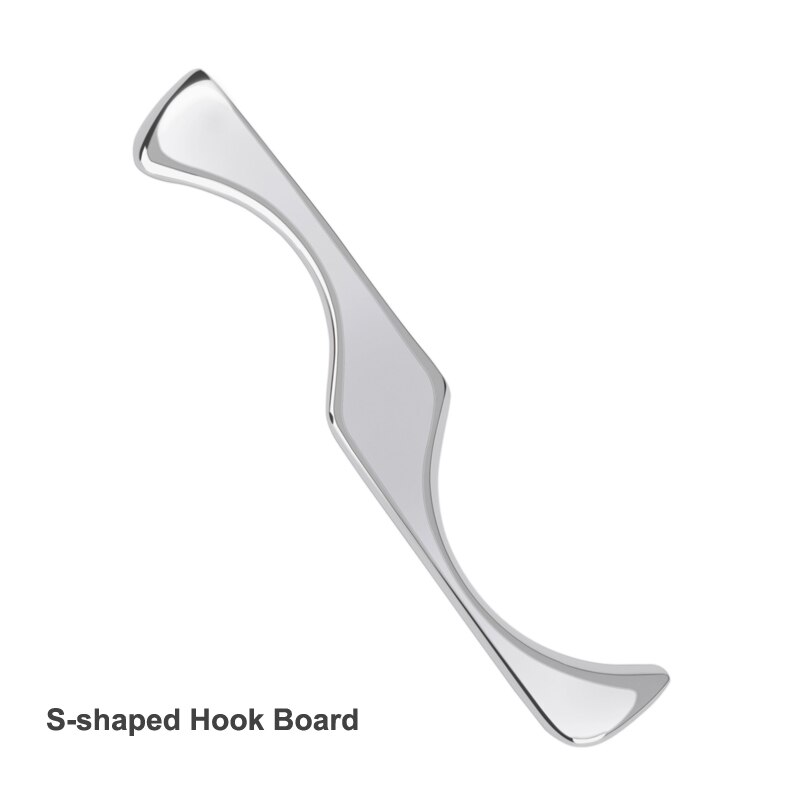 Herramientas de masaje de terapia IASTM de acero inoxidable, masajeador de tejido profundo, recuperación de Fascia, relajación muscular, tablero de raspado Guasha Gua Sha: Hook Board