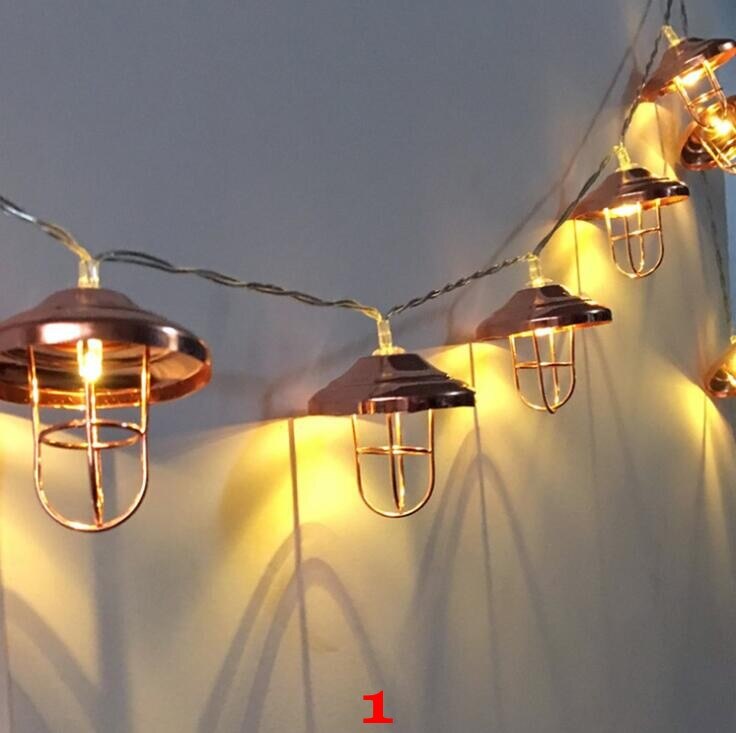 Frisk lille hus dekorative lys led lampesnor farve lampe værelse layout soveværelse natlampe 3m 20 led: 1