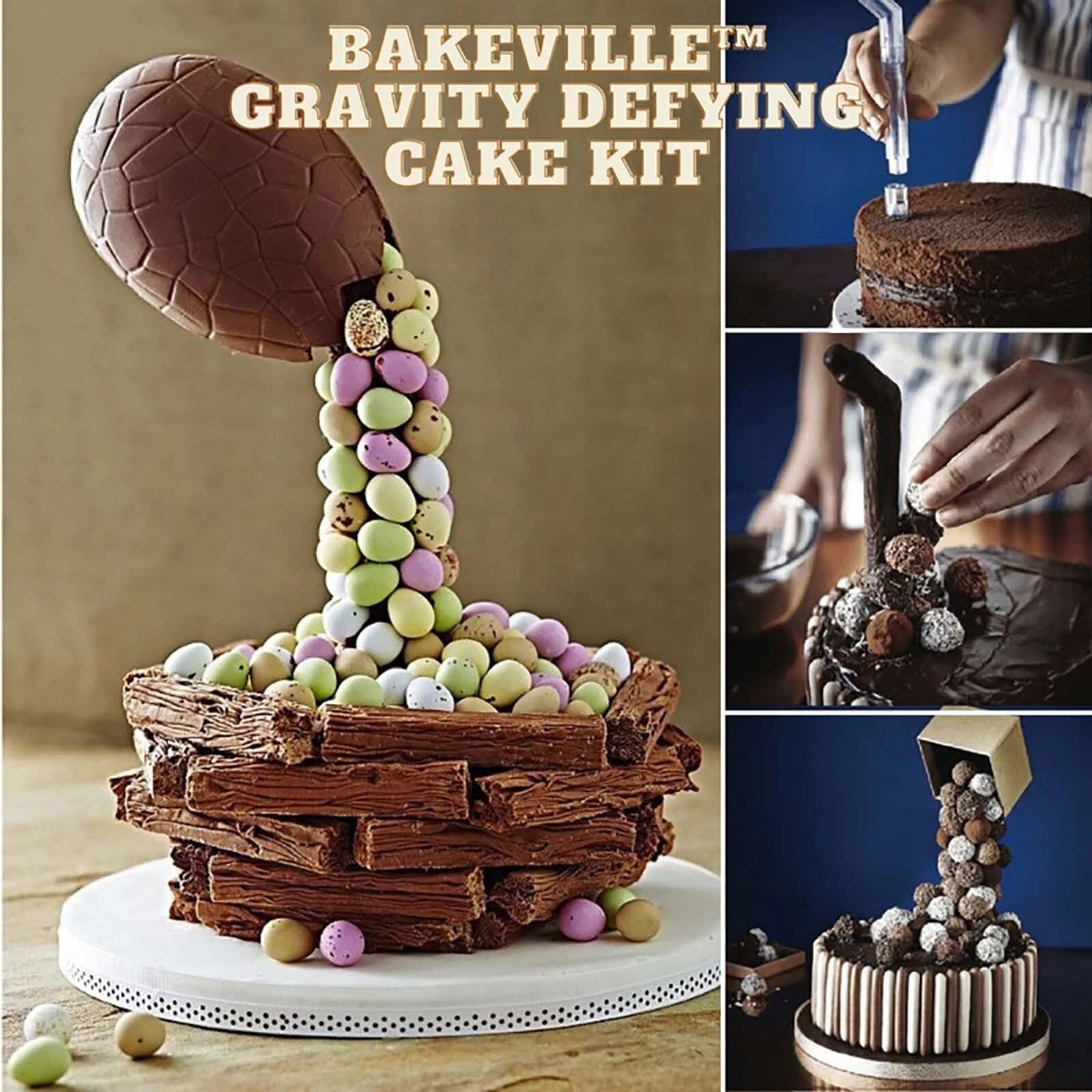 kitchen anti-gravity cake stand cake frame baking fondant cake decoration mold set cake support anti-gravity T10