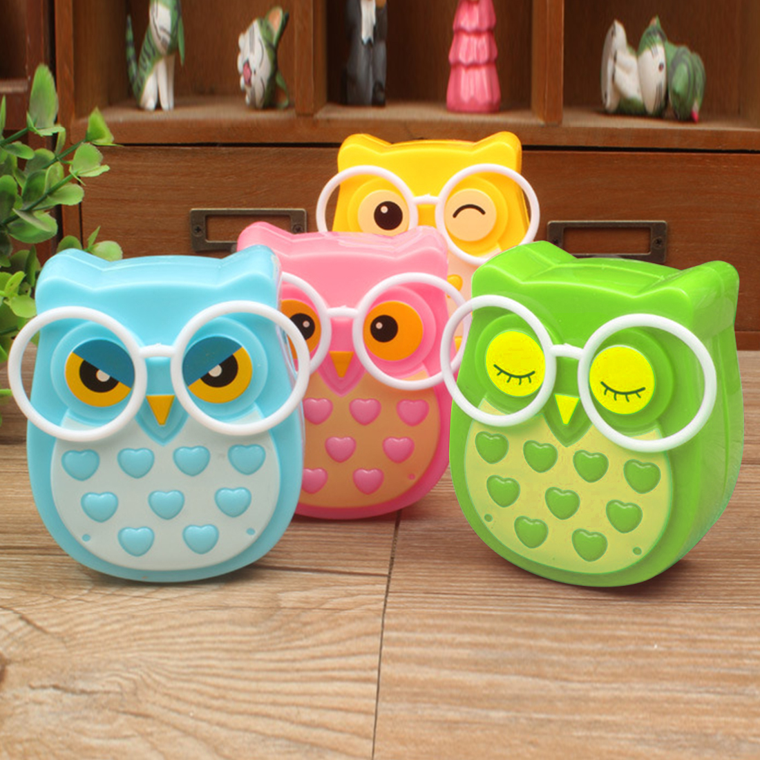 Mini Uil Led nachtlampje Auto Sensor Licht Controle Lamp US Plug Kind Kids Baby Verlichting Kamer Lamp Dier Socket veilleuse