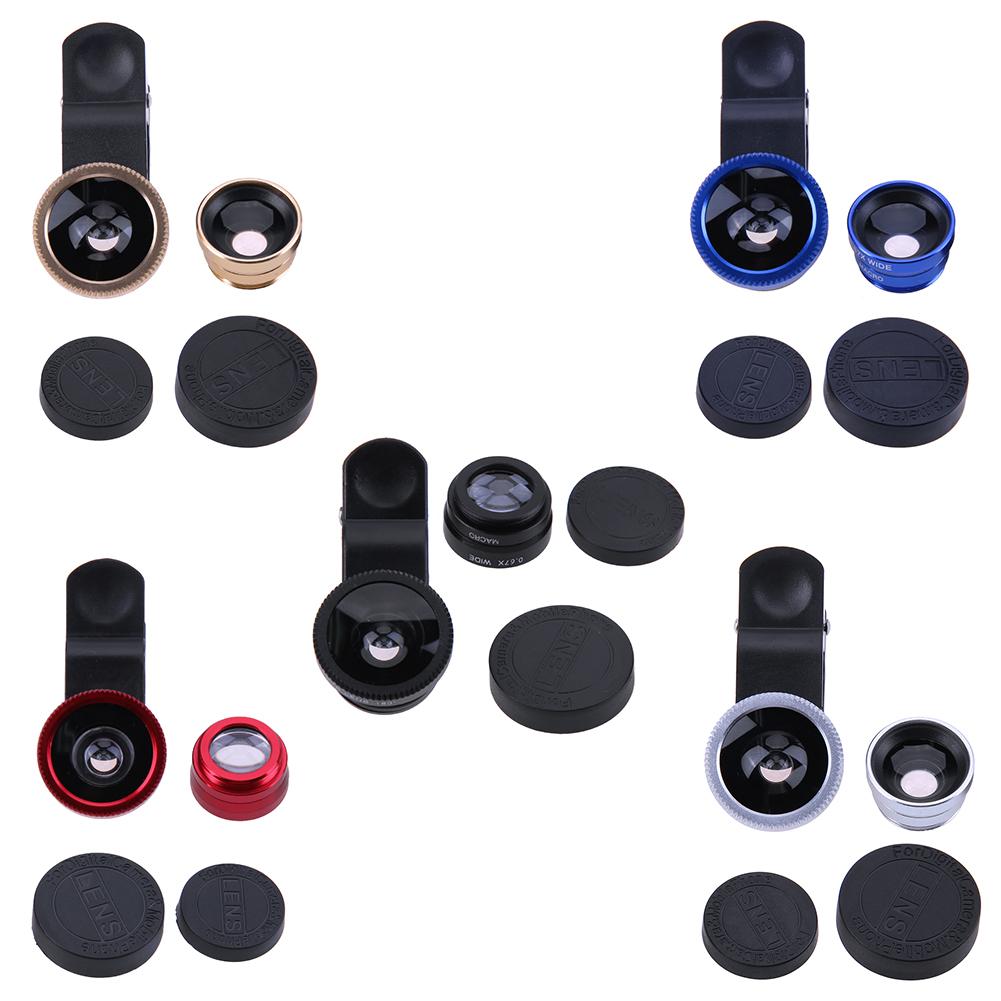 3 In 1 Groothoek Camera Lens Kit Voor Iphone 13 Samsung Xiaomi Huawei Smartphone Universele Mobiele Telefoon Fish Eye lenzen