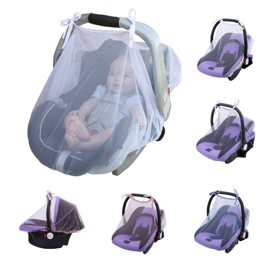 Baby Wieg Zetel Mosquito Netnewborncurtaincar Seat Insect Netting Canopycover Indoor Outdoor 80*110 Cm