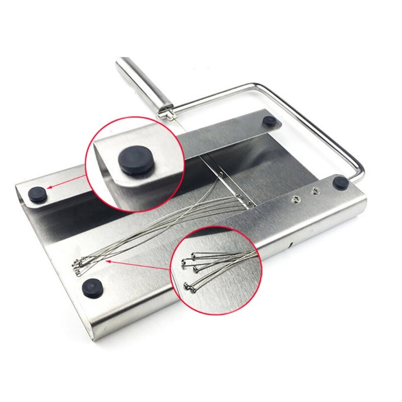 Cheese Slicer Stainless Steel Cheese Cutter Wire Cheese Slicer For Cheese Butte QX2E