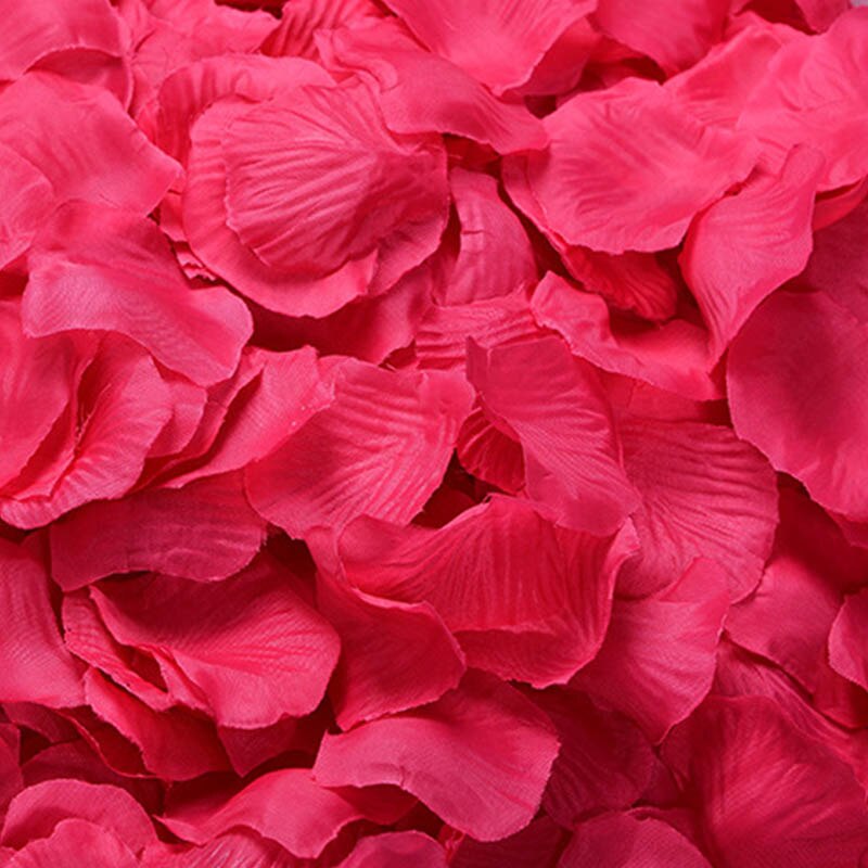 500 sztuk/paczka 5*5cm płatki kwiatów ślub suszone róże płatki sztuczne Petalas De Rosa dekoracje małżeństwo pokój kwiat róży
