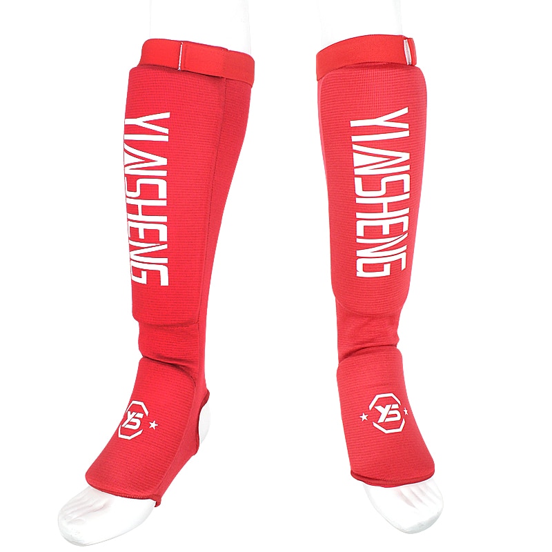 Scheenbeschermers Kick Boxing Protector Sanda Taekwondo Scheenbeschermer Boksen Leggings Enkel Bescherming Mma Muay Thai Scheenbeschermer Pads