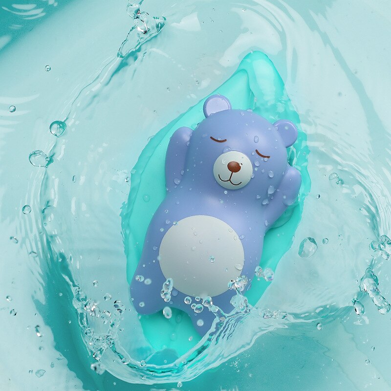 1PCS Cute Cartoon Animal Bath Toy for Baby Beach Pool Wound-up Chain Clockwork Kids Toy Baby Shower Interactive Toys for Kids: Style20