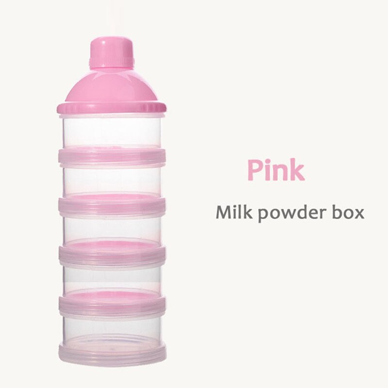 4/5 Grid Portable Milk Powder Formula Dispenser Container Storage Essential Cereal Boxes Toddle Baby Milk Powder Storage Box