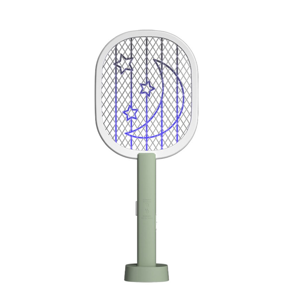 Raquette anti-mouches électrique, lumière UV, Rechargeable par USB, lampe LED, piège à moustiques d'été, raquette anti-insectes: NO.09