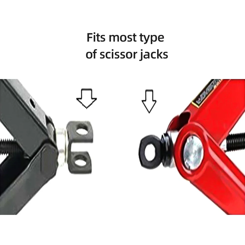 1/2 Inch Schaar Jacks Adapter Drive Slagmoersleutel Adapter Tool Jack Shear Chroomvanadium Staal Adapter Stalen Kogelgewricht Staaf