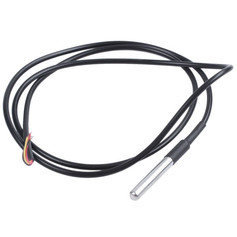 DS18b20 Waterproof Temperature Sensors Temperature Transmitter 10pcs) Black