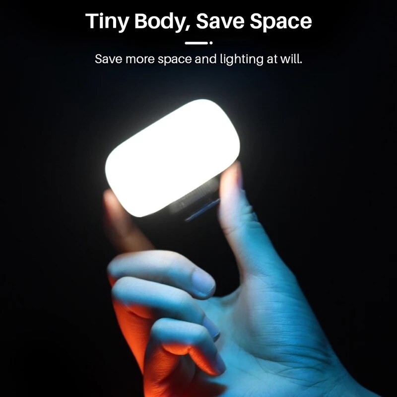 Ulanzi VL Mini RGB LED Video Weiches Licht 750mAh Fleshlight Tragbare Tasche selfie lampe Fotografie Licht Für Tik Tok telefon Live