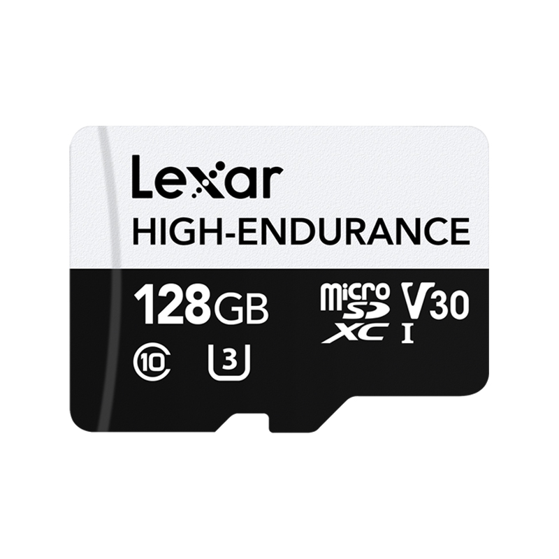 Lexar High-Endurance Micro SD Cards 128GB Up To 12,000 Hours Video Recording Memory TF Card For Dash Cam Home Security Camera: 128GB