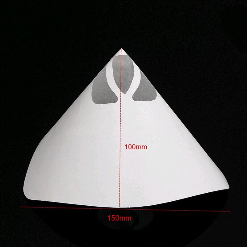 230pcs Car Nylon Conical Paper 100 Mesh Paint Strainer Filter Purifying Cup SLC88
