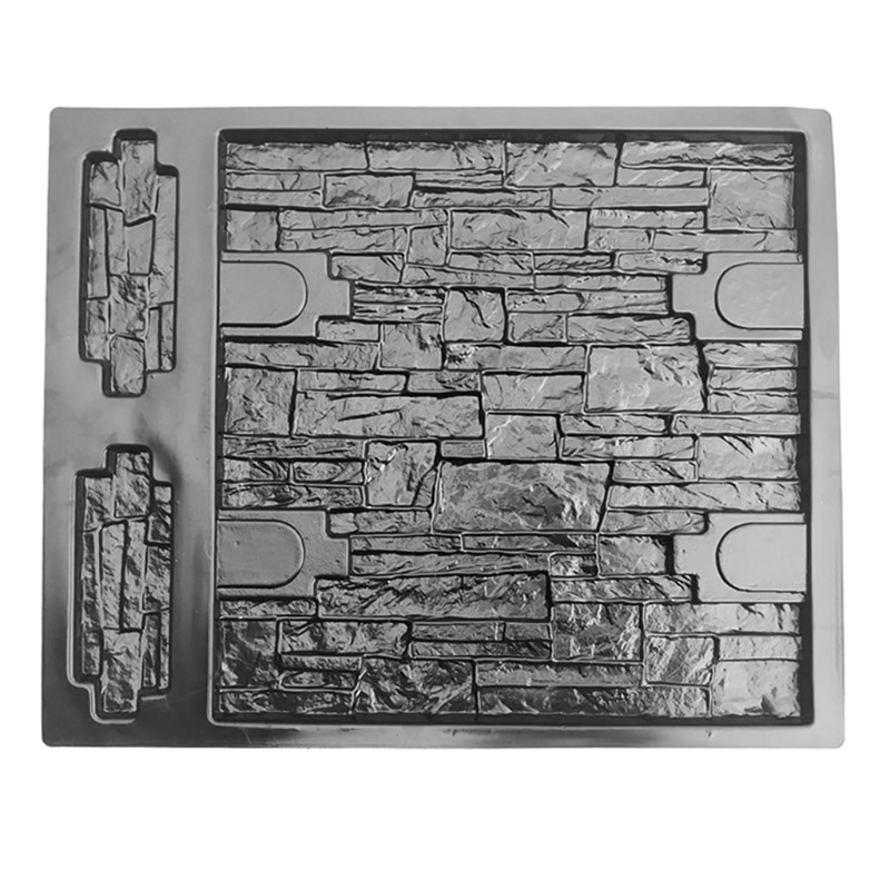 Muur Beton Mallen Tuin Huis Muur Steen Tegels Steen Mold Cement Bricks Maker Mould Verticale Beton Postzegels Retro Decor