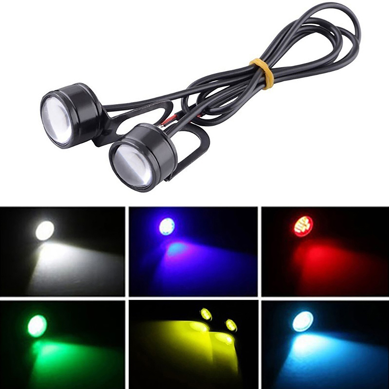 Motorcycle Led Light Super Bright Spotlight Driving Safety Lamp Motorcycle Reverse Brake Light Fog Lamp Moto Accessories