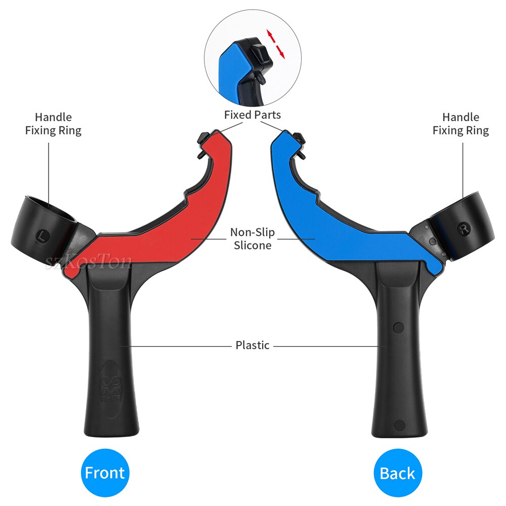 Tafeltennis Paddle Grip Handvat Voor Oculus Quest 2 Controllers Spelen Elf Tafeltennis Vr Game Voor Quest 2 Accessoires