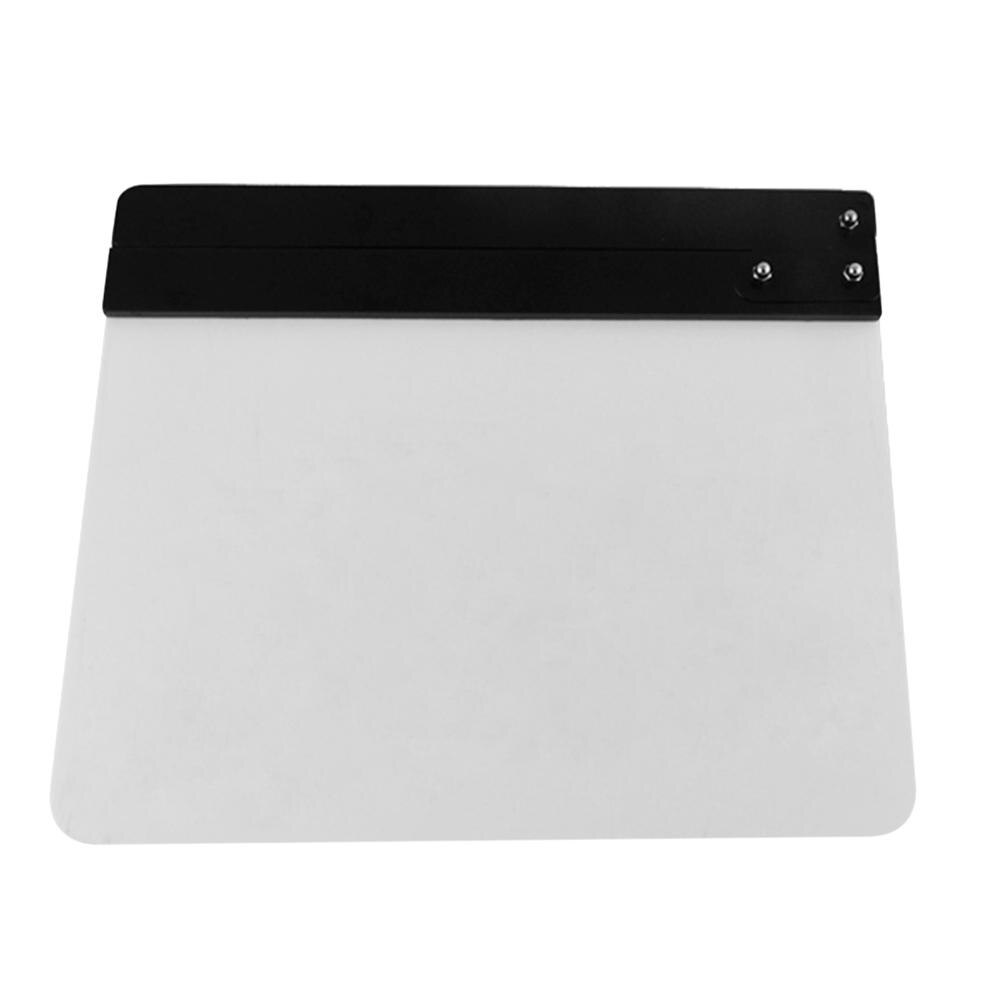 Claquette de Film acrylique classique et délicat, accessoire de coupe pour scène vidéo de réalisateur de Film, offre spéciale